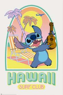 Poster Stitch Hawaii Club Surf 61x91,5cm Divers - 61x91.5 cm