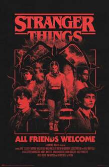 Poster Stranger Things - S5 - All Friends Welcom 61x91,5cm Divers - 61x91.5 cm