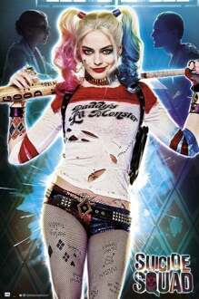 Poster Suicide Squad Harley Quinn Daddys Lil Monster 61x91,5cm Divers - 61x91.5 cm