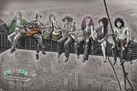 Poster The 27 Club 91,5x61cm Divers - 91.5x61 cm