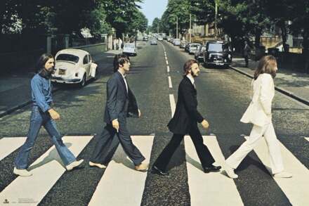 Poster The Beatles Abbey Road 91,5x61cm Divers - 91.5x61 cm