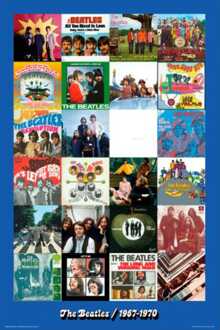 Poster The Beatles - Era 1967-1970 61x91,5cm Divers - 61x91.5 cm