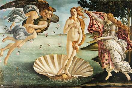 Poster The Birth of Venus 91,5x61cm Divers - 91.5x61 cm