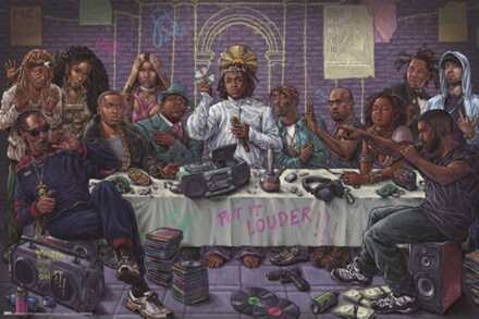 Poster The Last Supper of Hip Hop 91,5x61cm Divers - 91.5x61 cm