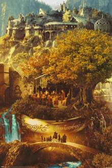 Poster The Lord of the Rings - 25th Anniversary 61x91,5cm Divers - 61x91.5 cm