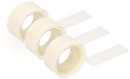 Poster/verjaardagsversiering plakband plak rondjes - 3x rollen - 5 meter rol - ophangen