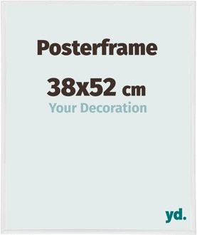 Posterlijst 38x52cm Wit Hoogglans Kunststof Paris - 38x52 cm