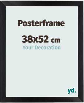 Posterlijst 38x52cm Zwart Mat MDF Parma - 38x52 cm