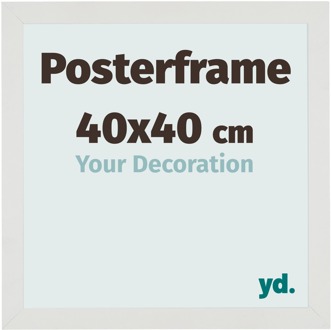 Posterlijst 40x40cm Wit Mat MDF Parma - 40x40 cm