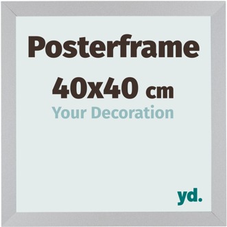 Posterlijst 40x40cm Zilver Mat MDF Parma - 40x40 cm