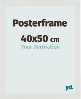 Posterlijst 40x50cm Wit Mat MDF Parma - 40x50 cm