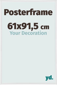 Posterlijst 61x91,5cm Wit Hoogglans Kunststof Paris - 61x91.5 cm