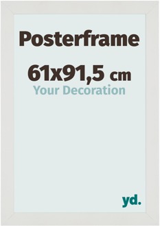 Posterlijst 61x91,5cm Wit Mat MDF Parma - 61x91.5 cm