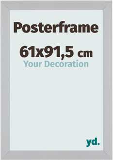 Posterlijst 61x91,5cm Zilver Mat MDF Parma - 61x91.5 cm