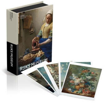 postkaartbox Rijksmuseum Highlights 50 kaarten Multi color