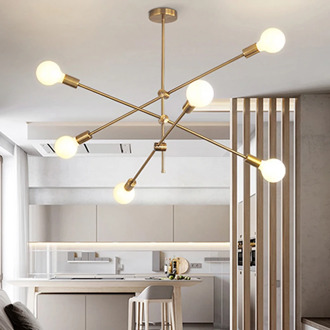 Postmodern irregular minimalist modern light luxury lamp living room dining room bedroom window pendant lamp