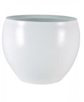 Pot cresta pure white witte bloempot binnen 17 cm