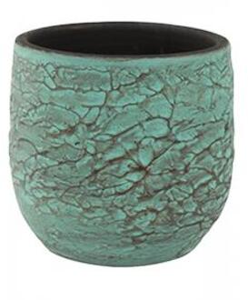 Pot evi antiq bronze bloempot binnen 18 cm Groen