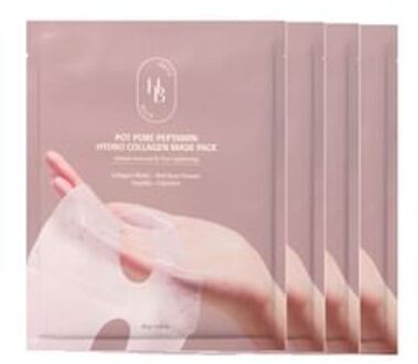 Pot Pore Peptamin Hydro Collagen Mask Pack Set 4 sheets 35g x 4 sheets