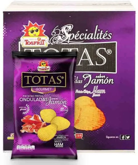 Potato chips flavor Ham box 24 units Tosfrit