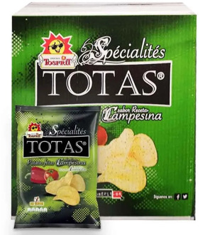 Potato chips peasant TOTAS Tosfrit 24 units