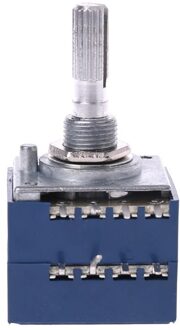 Potentiometer RH2702 8 Pin Gekarteld Split Shaft 6Mm Precisie 27-Type A100K 100K