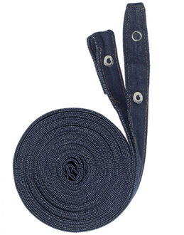 Potenza x classic effen schortriemen set - maat One size Blauw