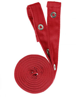 Potenza x classic effen schortriemen set - maat One size Rood