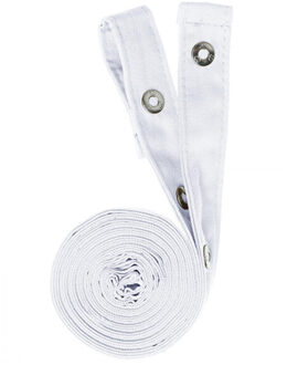 Potenza x classic effen schortriemen set - maat One size Wit