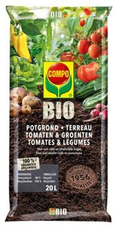 Potgrond tomaten en groenten BIO 20 l