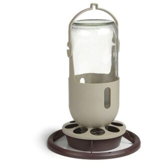 Pothouder fauna met glazen pot