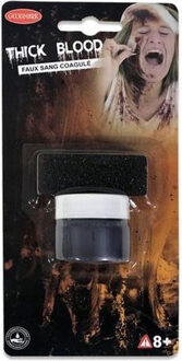 Potje gestold horror nepbloed schmink met sponsje 25 gram Rood