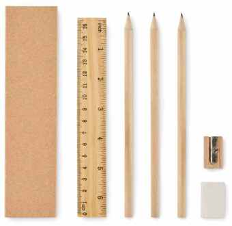 Potloden met liniaal