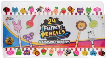 Potloden met Toppers, 24st.