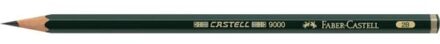 Potlood Faber-Castell 9000 2B Wit