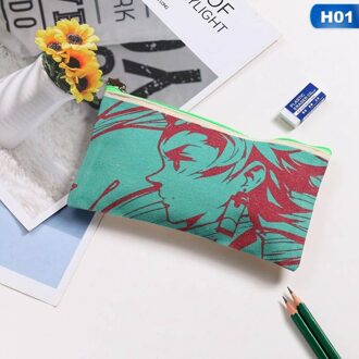 Potlood Pouch Student Briefpapier Pencilcase Canvas Art Pen Wrap Case Opslag Schoolbenodigdheden Potlood Tas 01