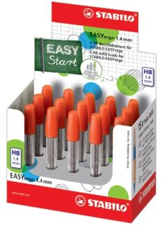 Potloodstift STABILO Easyergo 1.4mm HB display a 15 kokers a 6 stuks