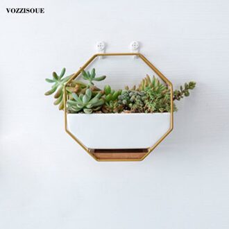 Potten Op De Muur Keramische Maceta Opknoping Planter Vetplanten Bloempotten Voor Orchideeën Air Plant Houder Indoor Potten Voor planten Geel