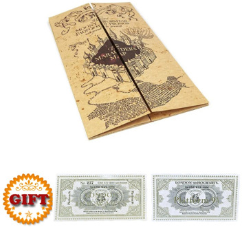Potters The Marauder's Map Wizard School Tickets Harried Wizard School Acceptance Letter Hogwart Collection