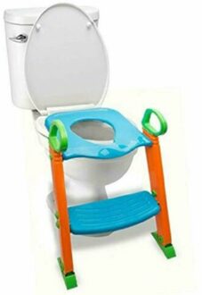 Potty Toilet Training Seat W/Antislip Trapladder & Easy-Grip Handvatten (3-In-1)