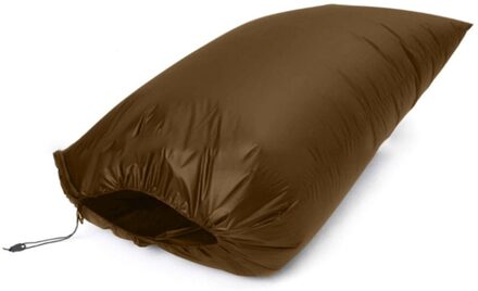 Pouchl Universele Oxford Doek Opvouwbare Draagbare Outdoor Tuin Yard Onkruid Tractor Patio Blad Opbergtas Grasmaaiers Trekkoord bruin