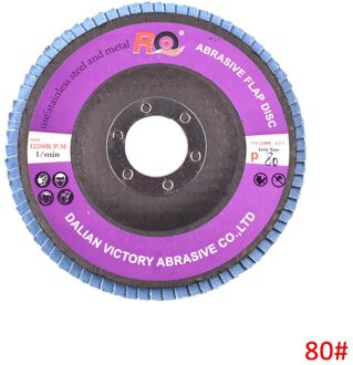 Pouvoir 4.5 "Flap Disc Zirconia 80 Grit Schurende Schuren Slijpschijf Haakse Slijper