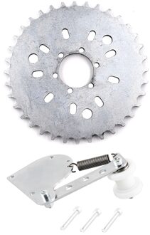 Pouvoir Zilveren Kettingspanner 36T Tandwiel Voor 49cc 50cc 66cc 80cc Gemotoriseerde Fiets
