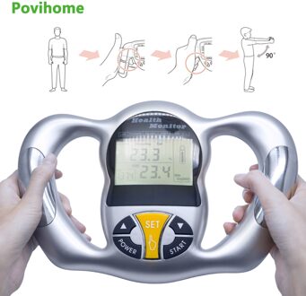 Povihome Monitor Digitale Lcd Analyzer Bmi Meter Gewichtsverlies Tester Calorie Calculator Meting Gezondheidszorg Gereedschap C1418