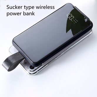Power Bank 15W Draadloze Zuignap Lader Is Geschikt Voor Iphone 12 Pro Max Mini Huawei 10000Mah Draagbare mobiele Stroomvoorziening wit