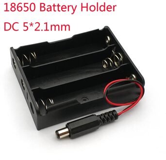 Power Bank 18650 Batterij Houder Plastic Batterij Houder Storage Box Case Voor 3X18650 Met DC5.5 * 2.1mm Power Plug