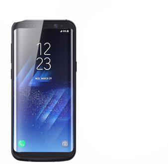 Power Bank Batterij Opladen Case voor samsung S8 ZWART tpu MATERIAAL Volledige cover charger voor samsung galaxy s8 5000 mah