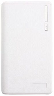 Power Bank Buitenste Opbergdoos Container Grote Capaciteit Slijtvaste Usb Opladen Batterij Case Geen Lassen Voor 18650 Batterij wit for 6stk