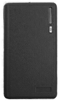 Power Bank Buitenste Usb Opladen Batterij Case Container Geen Lassen Slijtvaste Grote Capaciteit Houder Portable Voor 18650 Batterij zwart for 6stk