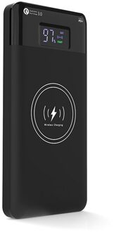 Power Bank Pd18W Snelle Opladen Draadloze Oplader Is Geschikt Voor IPhone12 Mini Max Pro Huawei Xiaomi 10000Mah Mobiele Power supply zwart